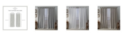 Exclusive Home Curtains Loha Linen Braided Tab Top Curtain Panel Pair, 54" x 84"